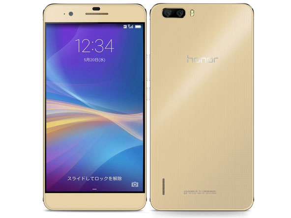 honor6 Plus SIM�t���[ [�S�[���h] �̐��i�摜