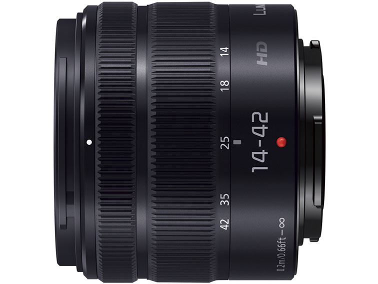 LUMIX G VARIO 14-42mm/F3.5-5.6 II ASPH./MEGA O.I.S. H-FS1442A-KA [�u���b�N]