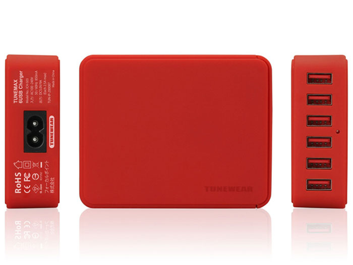 TUNEMAX 6USB CHARGER TUN-IP-200087 [���b�h]