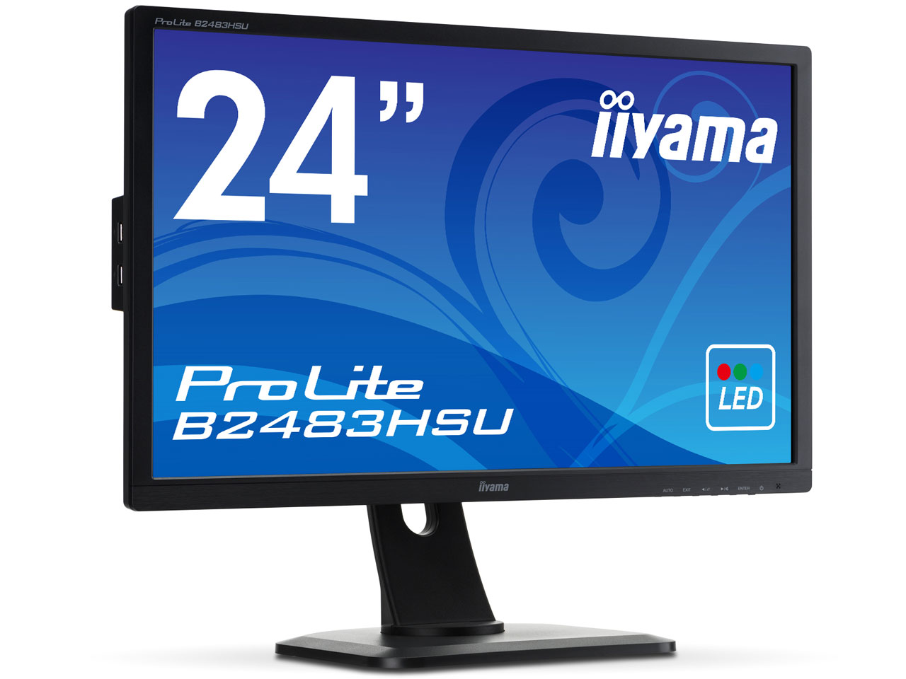 ProLite B2483HSU B2483HSU-B1DP [24�C���` �}�[�x���u���b�N]