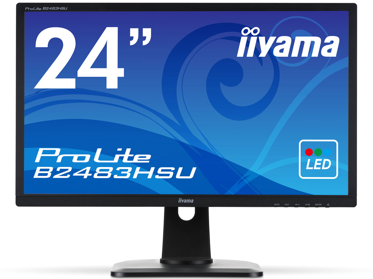 ProLite B2483HSU B2483HSU-B1DP [24�C���` �}�[�x���u���b�N] �̐��i�摜