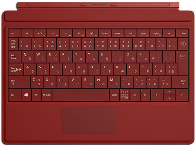 純正 マイクロソフト Surface 3 Cover A7Z-00071 カバー マイクロソフト Surface 3 タイプ カバー A7Z-00071 [レッド