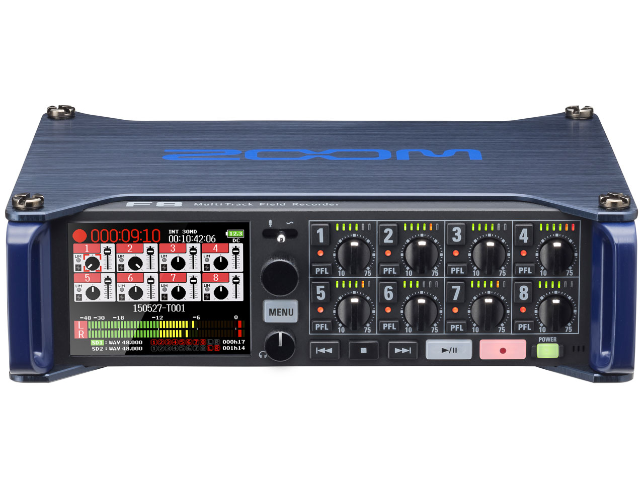 F8 MultiTrack Field Recorder �̐��i�摜