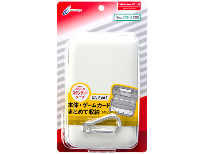 CYBER�E�Z�~�n�[�h�P�[�X(New 3DS LL�p) CY-N3DLSHC-WH [�z���C�g]