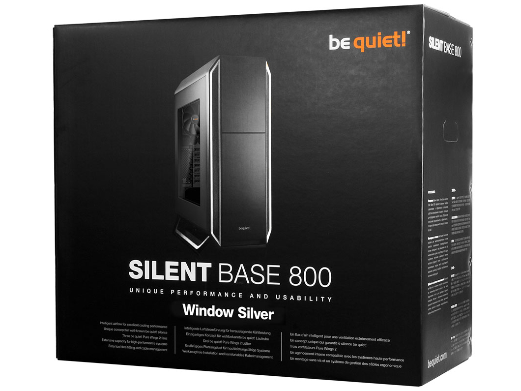 SILENT BASE 800 Window Silver [�V���o�[]