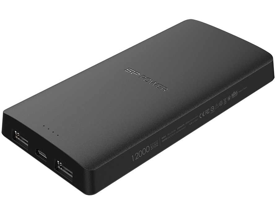 Power Bank S102 SP12KMAPBK102P5K [�u���b�N] �̐��i�摜