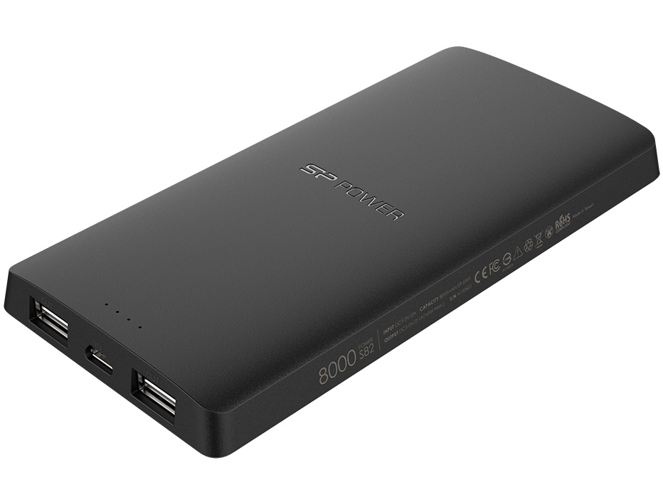 Power Bank S82 SP8K0MAPBKS82P5K [�u���b�N] �̐��i�摜