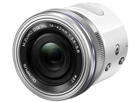 OLYMPUS AIR A01 14-42mmEZ�����Y�L�b�g [�z���C�g] �̐��i�摜
