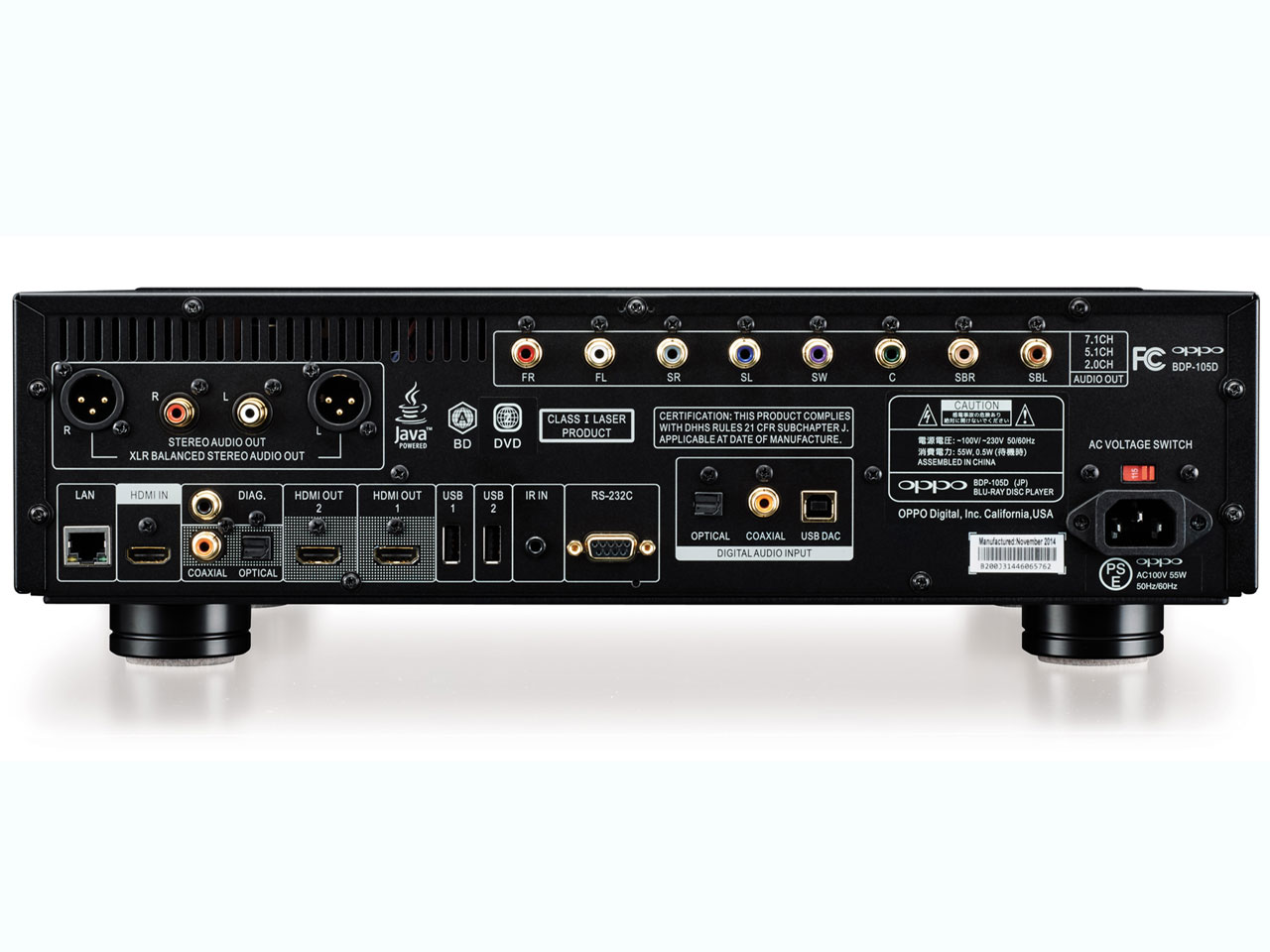 BDP-105D JAPAN LIMITED