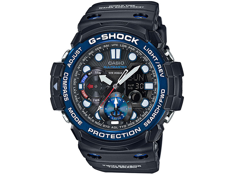 カシオ G-SHOCK ガルフマスター GN-1000B-1AJF 取扱説明書・レビュー