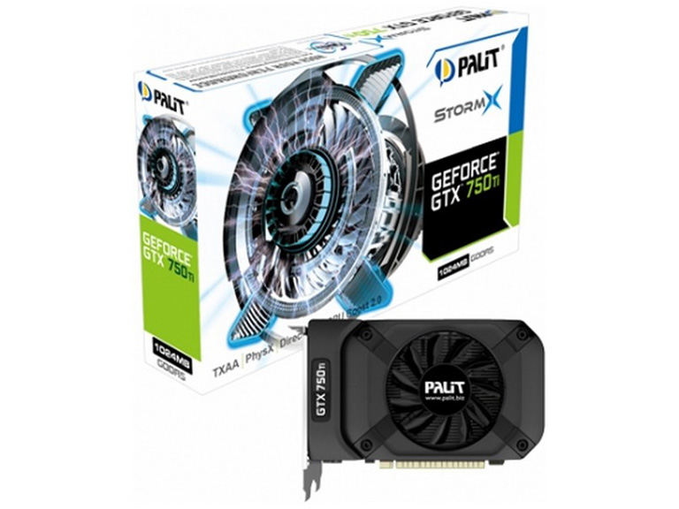 GeForce GTX 750 Ti StormX 1GB (1024MB GDDR5) NE5X75T01301-1073F [PCIExp 1GB] �h�X�p��Web���胂�f�� �̐��i�摜