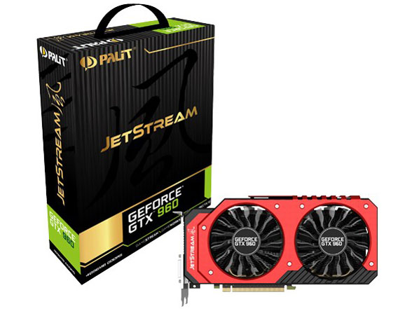 GeForce GTX 960 JetStream NE5X960010G1-2061J [PCIExp 4GB] �h�X�p��Web���胂�f�� �̐��i�摜