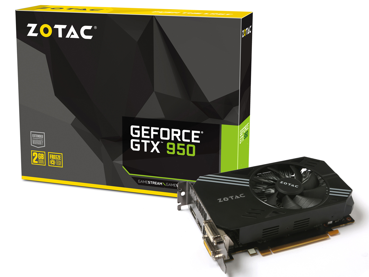 ZOTAC GeForce GTX 950 ZT-90601-10L [PCIExp 2GB] �̐��i�摜