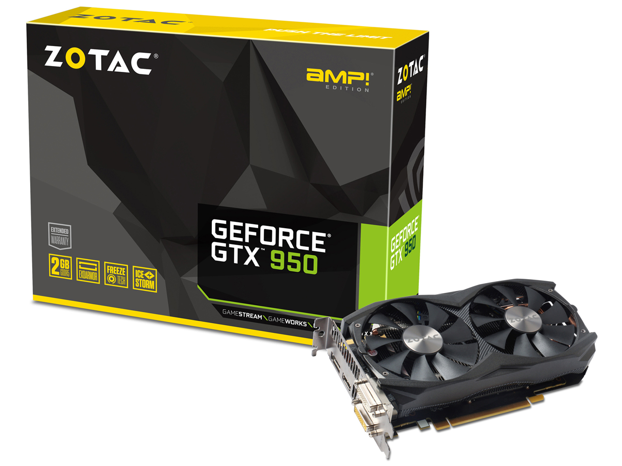 ZOTAC GeForce GTX 950 AMP�I Edition ZT-90603-10M [PCIExp 2GB] �̐��i�摜