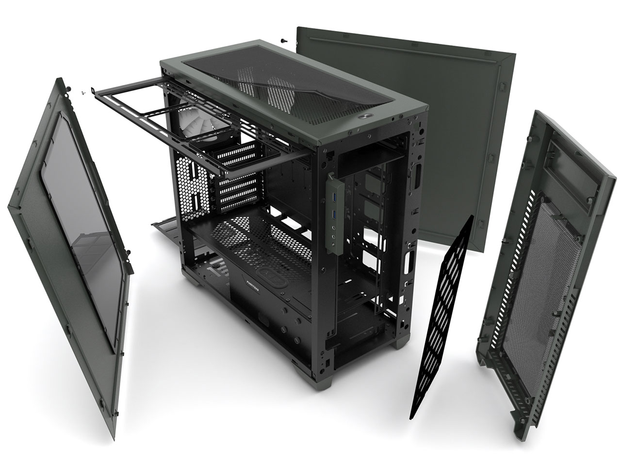 Enthoo Pro M PH-ES515P_TG [TITANIUM GREEN]