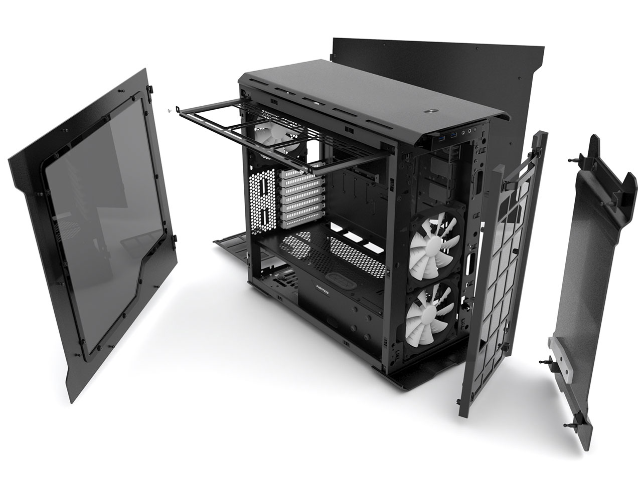 Enthoo EVOLV ATX PH-ES515E_BK [SATIN BLACK]