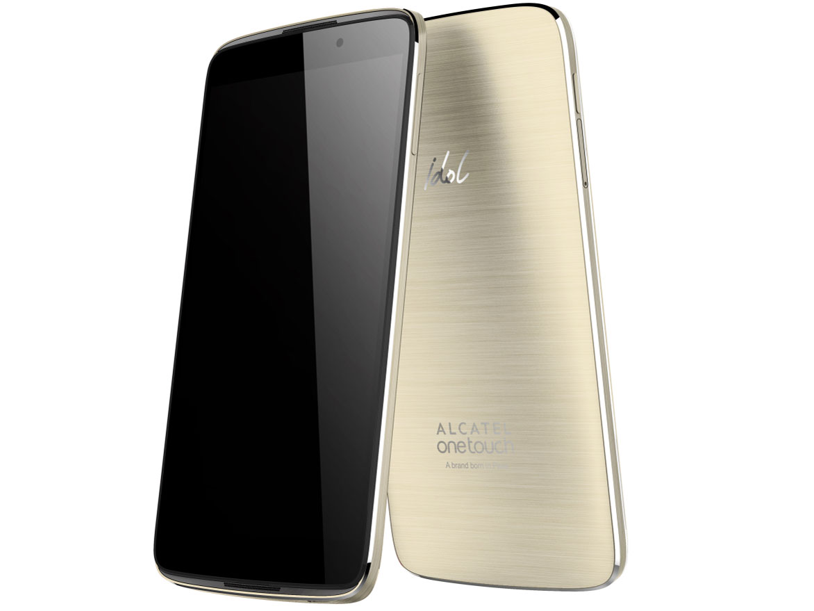 Alcatel ONETOUCH IDOL 3 SIM�t���[ [�\�t�g�S�[���h] �̐��i�摜