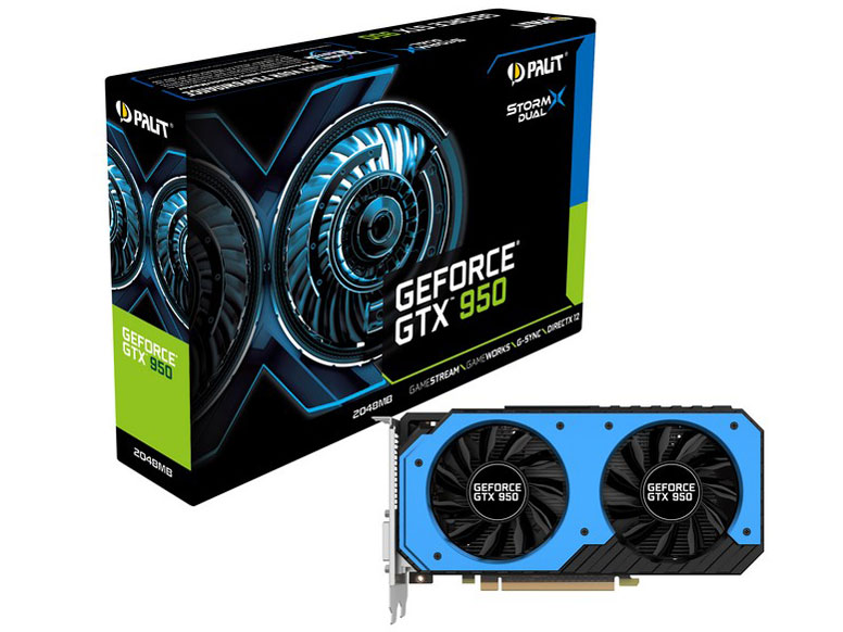 GeForce GTX 950 StormX Dual (2048MB GDDR5) NE5X950S1041-2063F [PCIExp 2GB] �h�X�p��Web���胂�f�� �̐��i�摜