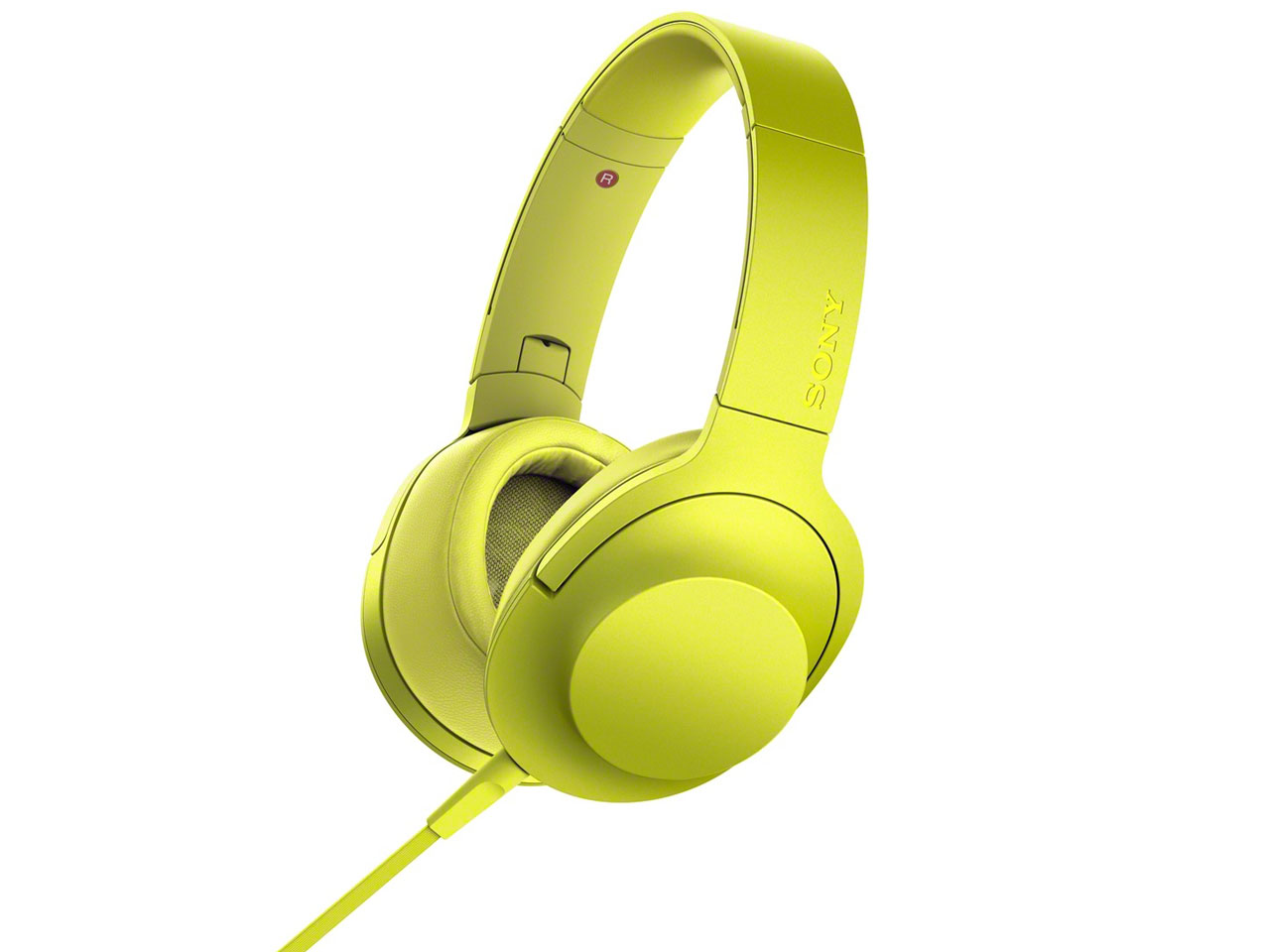 SONY - SONY ヘッドホン h.ear on MDR-100A ライムイエロー SONY h.ear on MDR-100A(Y) [ライムイエロー] 価格比較 - 価格.com