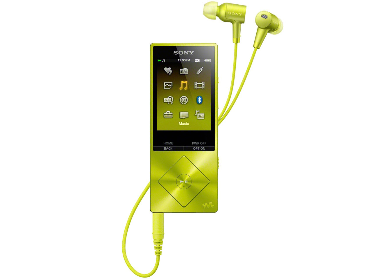 NW-A25HN (Y) [16GB ���C���C�G���[] �̐��i�摜