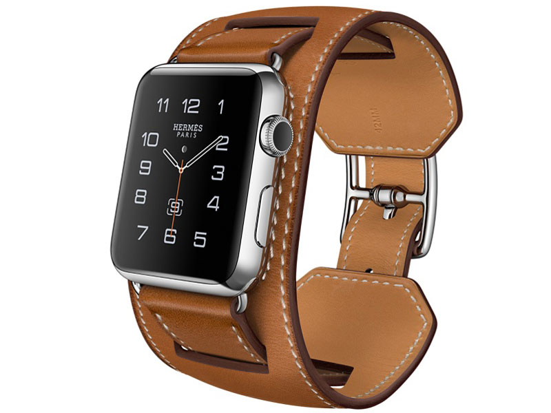 Apple Watch Hermes 42mm �J�t MLCE2J/A [���H�[�E�o���j�A(�t�H�[��)���U�[�X�g���b�v] �̐��i�摜