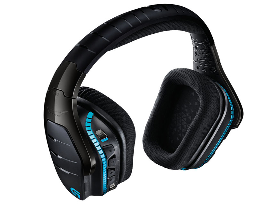 Logicool G933 Wireless 7.1 Surround Sound Gaming Headset [�u���b�N]