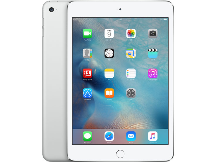 iPad mini 4 Wi-Fi+Cellular 16GB SoftBank [�V���o�[] �̐��i�摜