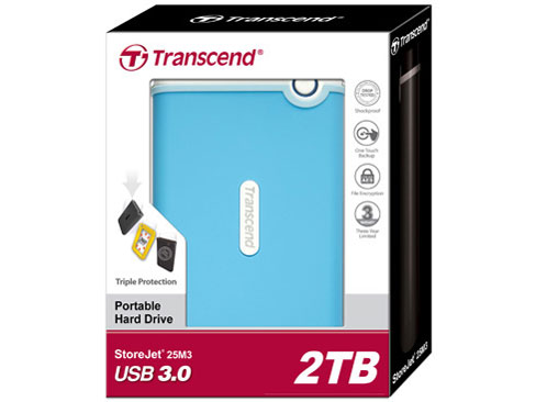 StoreJet 25M3 TS2TSJ25M3B [Baby Blue]