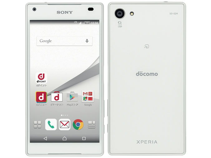 Xperia Z5 Compact SO-02H docomo [White] �̐��i�摜
