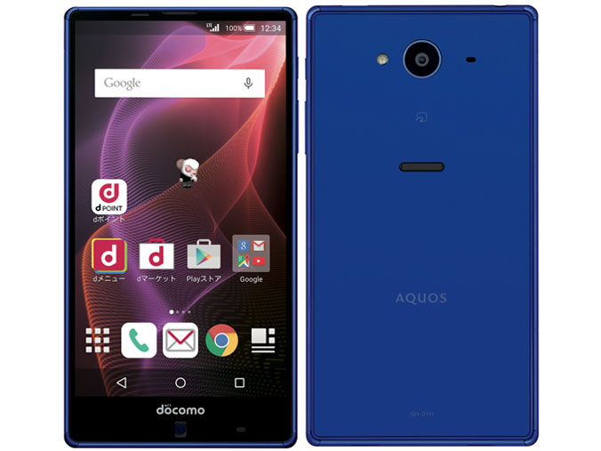 AQUOS ZETA SH-01H docomo [Blue] �̐��i�摜