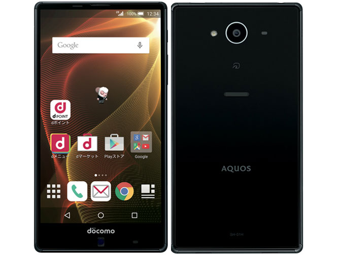 AQUOS ZETA SH-01H docomo [Black] �̐��i�摜