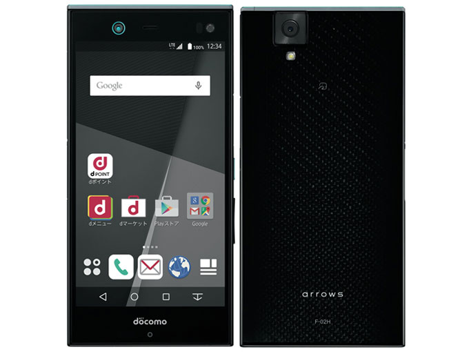 arrows NX F-02H docomo [Black] �̐��i�摜