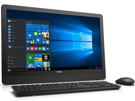 Inspiron 24 3000�V���[�Y �v���~�A�� Core i5 6200U�EWindows 10���ځEOffice Personal �v���~�A���t���f�� [�u���b�N] �̐��i�摜