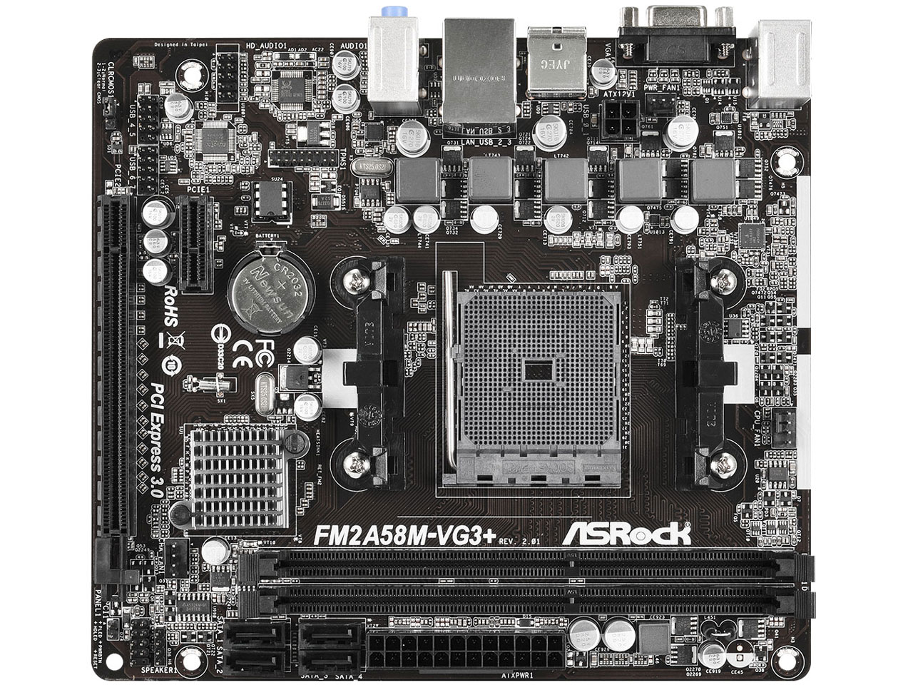 Asrock fm2a58m vg3 r2 0 совместимость с процессорами