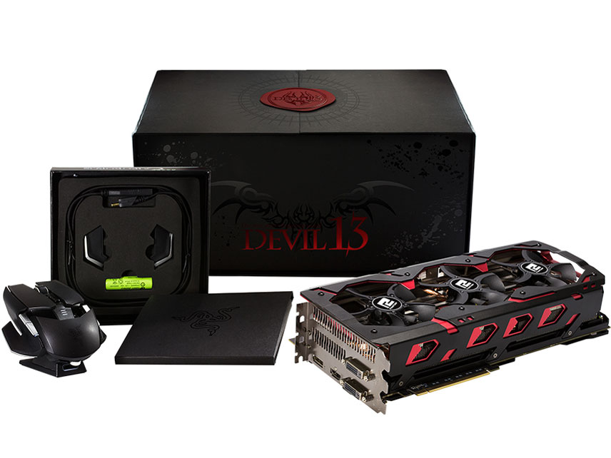 PowerColor Devil 13 Dual Core R9 390 16GB GDDR5 AXR9 390 II 16GBD5 [PCIExp 16GB] �̐��i�摜