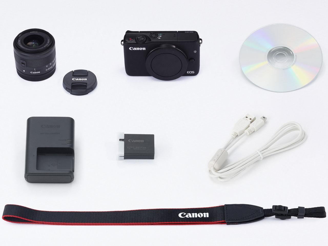 EOS M10 EF-M15-45 IS STM �����Y�L�b�g [�u���b�N]