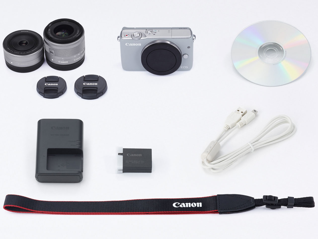 EOS M10 �_�u�������Y�L�b�g [�O���[]