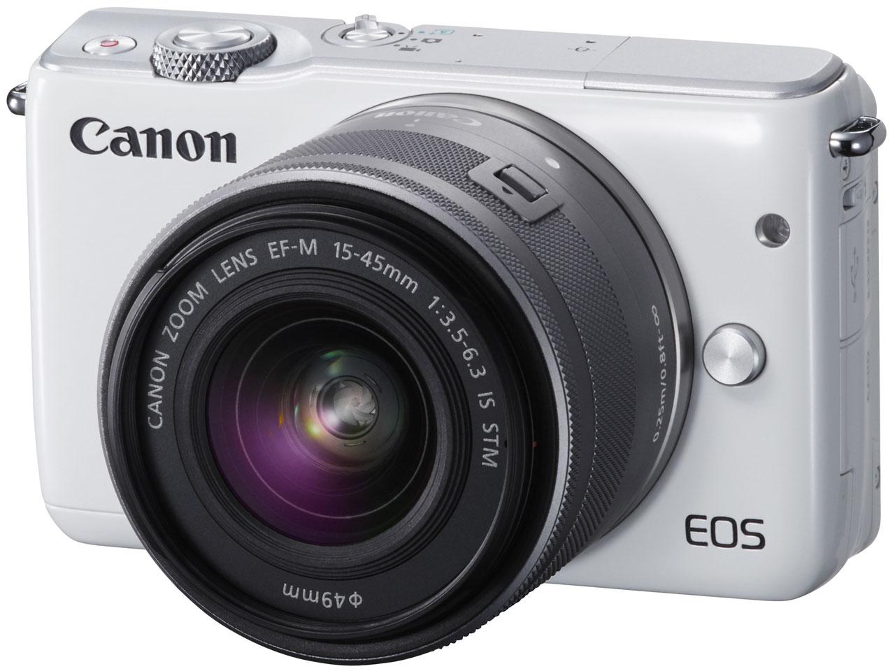 EOS M10 �_�u���Y�[���L�b�g [�z���C�g]