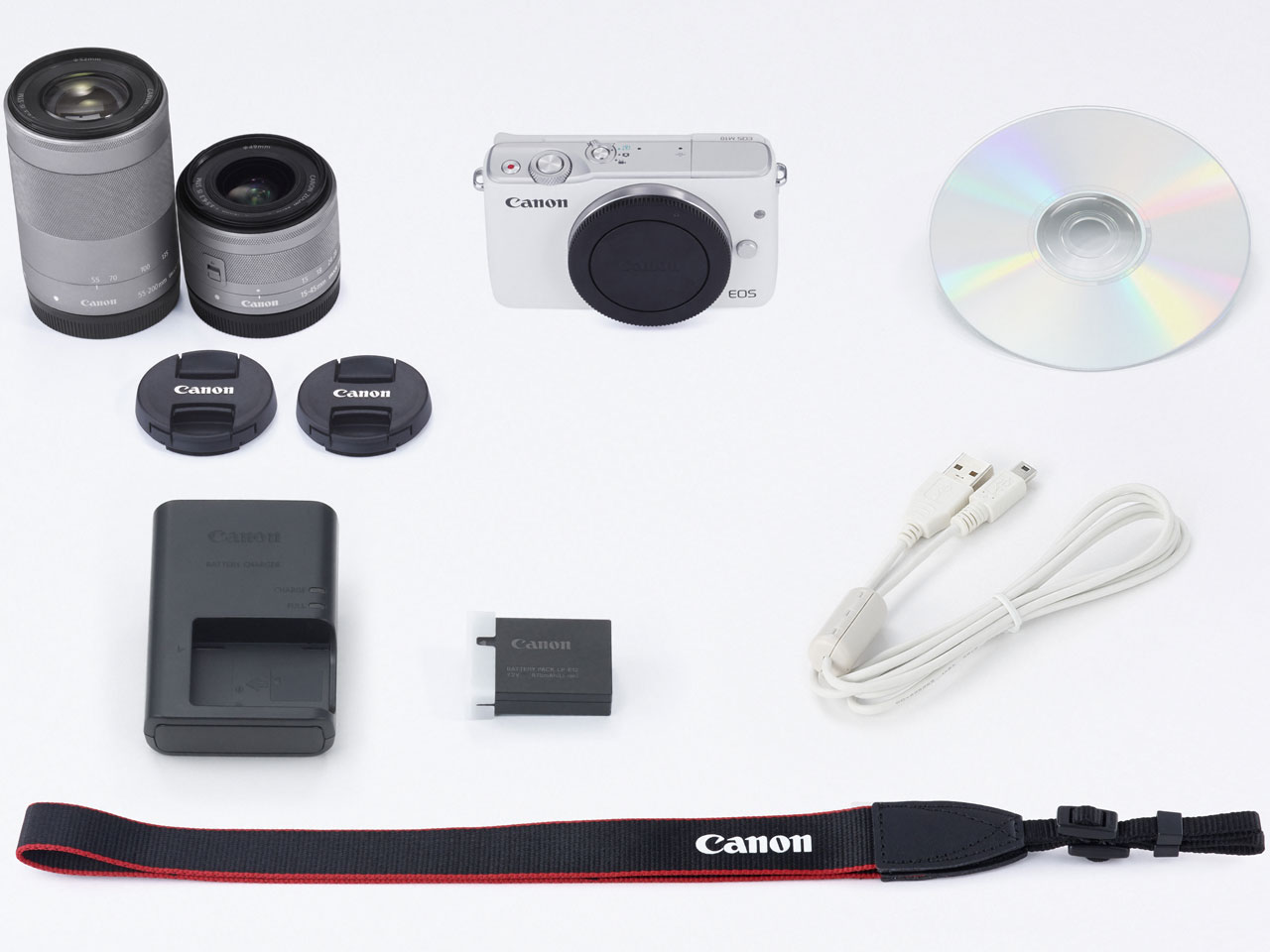 EOS M10 �_�u���Y�[���L�b�g [�z���C�g]