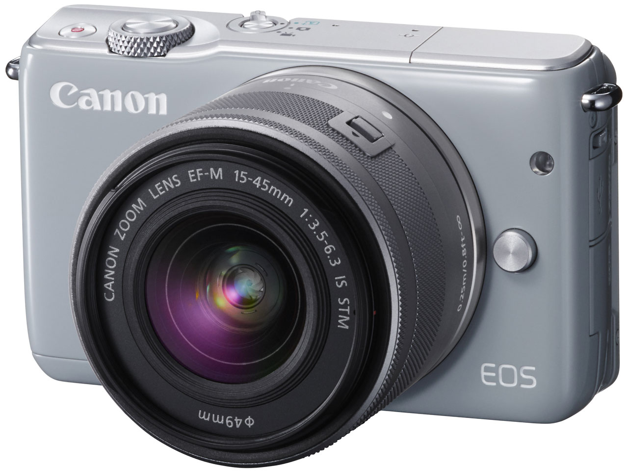 EOS M10 �_�u���Y�[���L�b�g [�O���[]