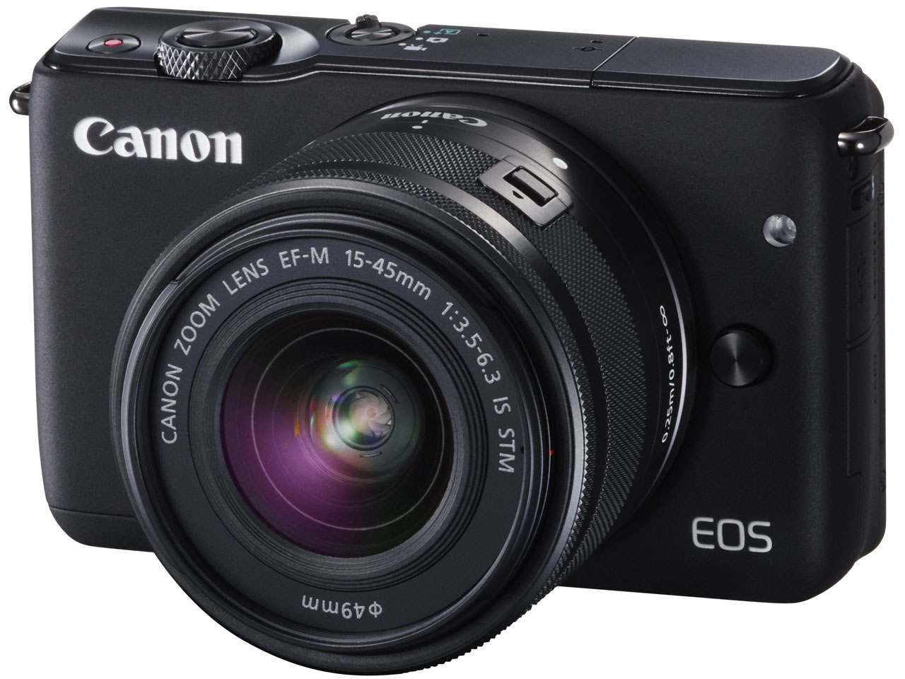 EOS M10 �_�u���Y�[���L�b�g [�u���b�N]
