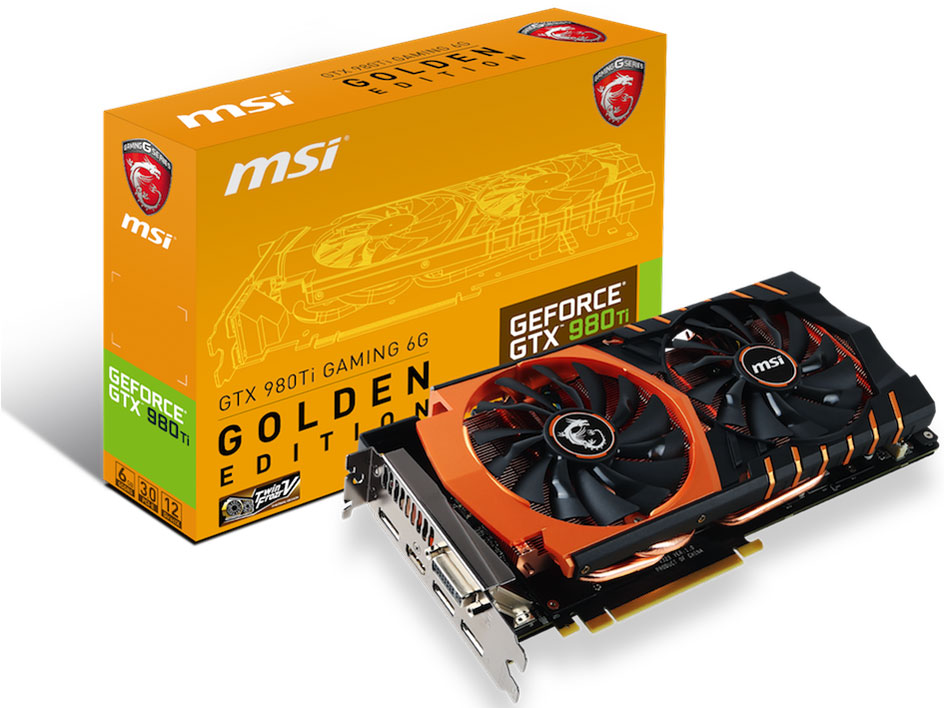 GTX 980Ti GAMING 6G GOLDEN EDITION [PCIExp 6GB] �̐��i�摜
