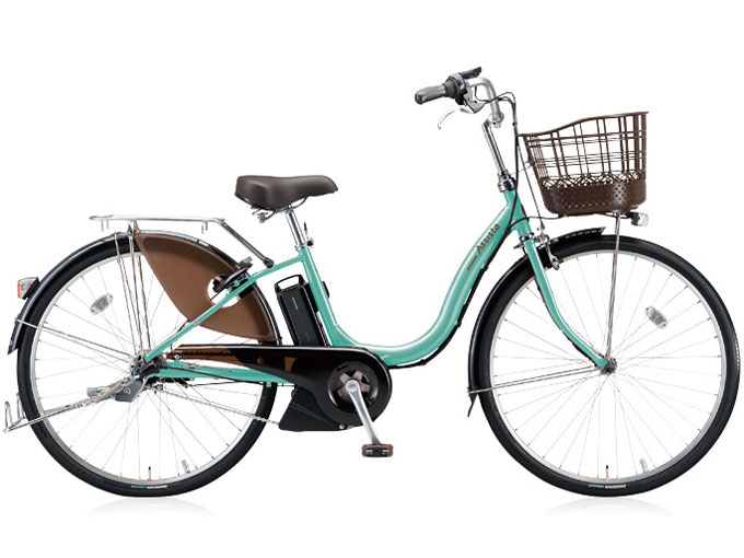 電動自転車 3568 ブリヂストン アシスタ 26インチ グリーン ブリヂストン アシスタDX A4D26 [P.XシーニックGミント] + 専用充電器