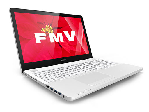FMV LIFEBOOK AH�V���[�Y WA3/W WWA37W_A664 ���i.com���� SSD 256GB�EBlu-ray���ڃ��f�� [�v���~�A���z���C�g] �̐��i�摜