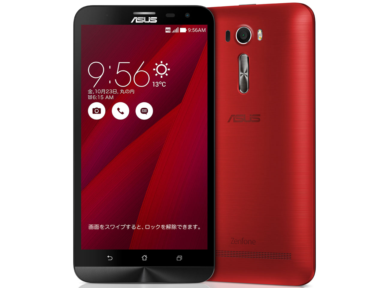 ZenFone 2 Laser ZE601KL-RD32S3 SIM�t���[ [���b�h] �̐��i�摜