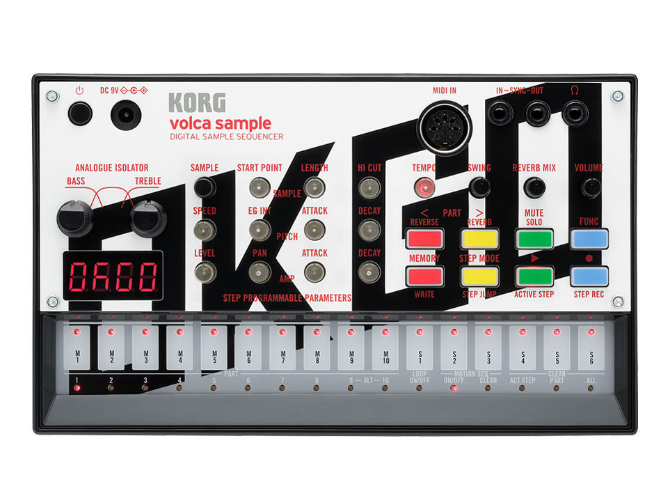 volca sample OK GO edition �̐��i�摜