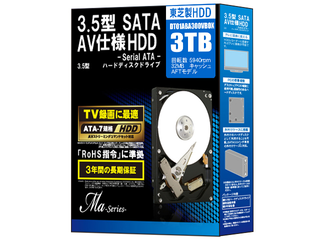 DT01ABA300VBOX [3TB SATA600 5940] �̐��i�摜