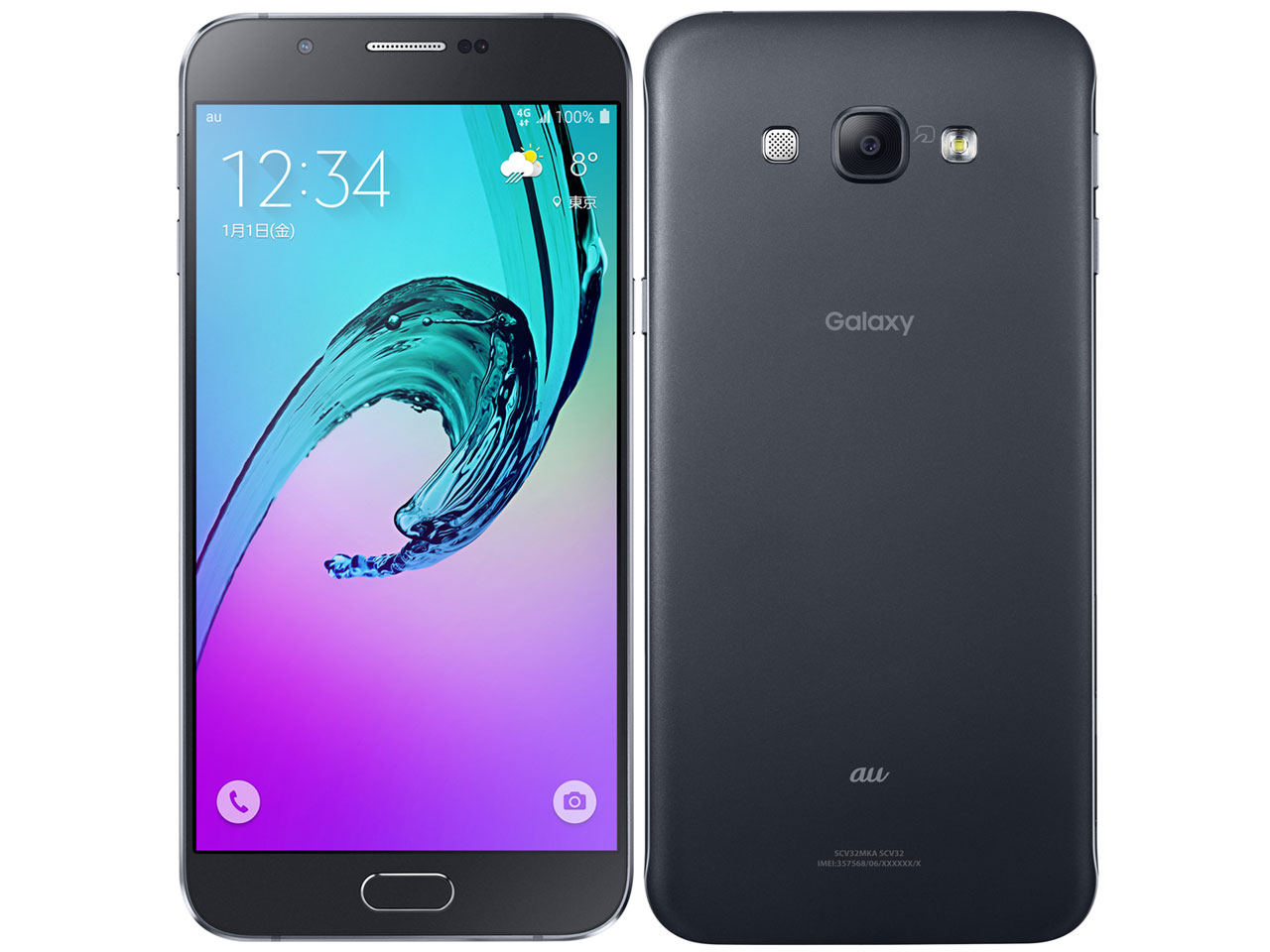 Galaxy A8 SCV32 au [�u���b�N] �̐��i�摜