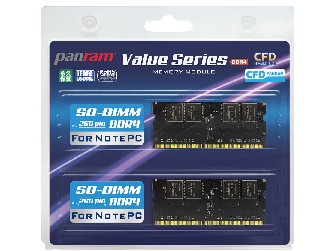 W4N2133PS-4G [SODIMM DDR4 PC4-17000 4GB 2���g] �̐��i�摜