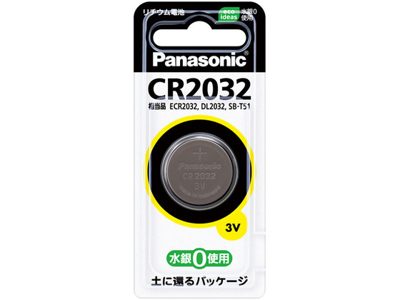 �R�C���^���`�E���d�r 1���� CR2032P �̐��i�摜